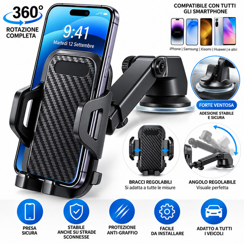 Supporto porta cellulare per - supporto,
